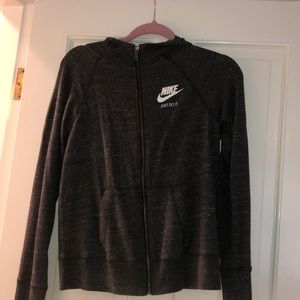 Nike hooded zip up (kids xL FITS WOMENS XS)